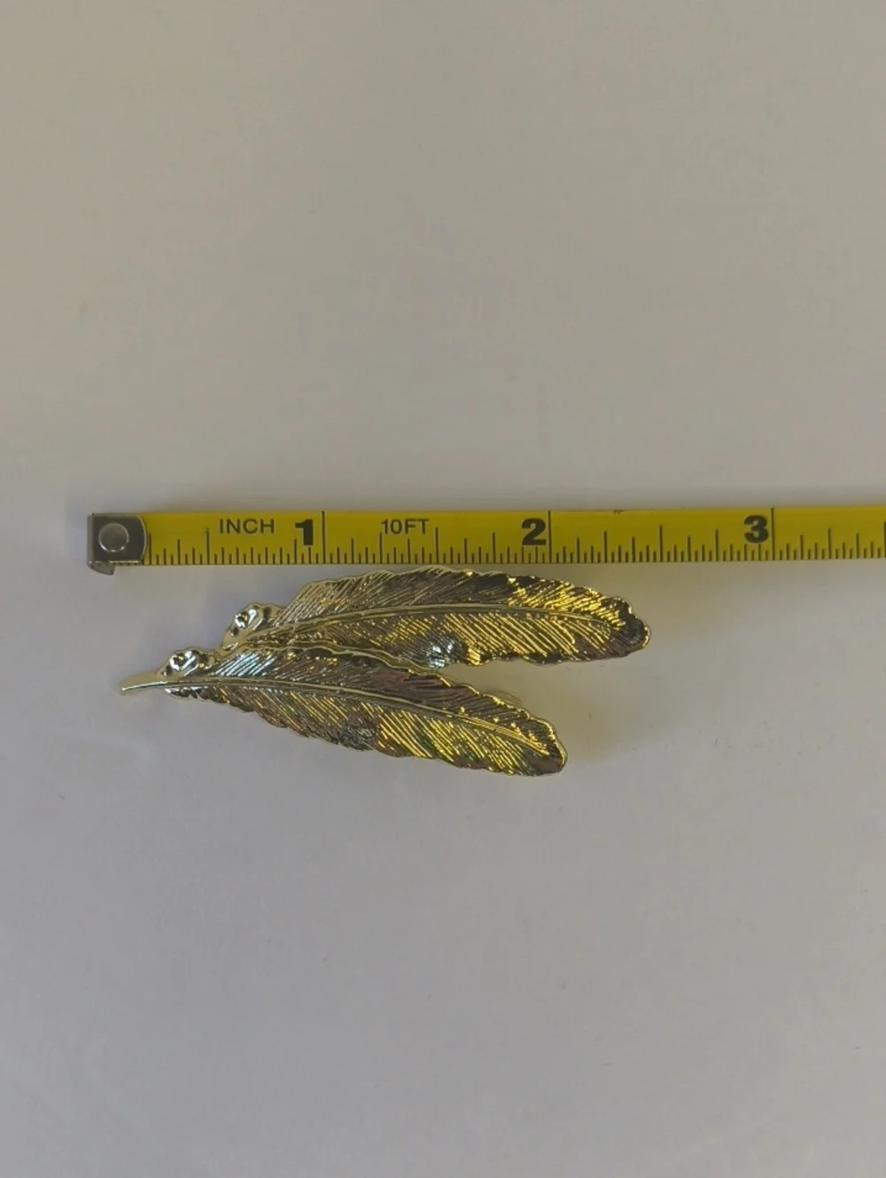 Gerrys Gold Tone Feather Pin Brooch
